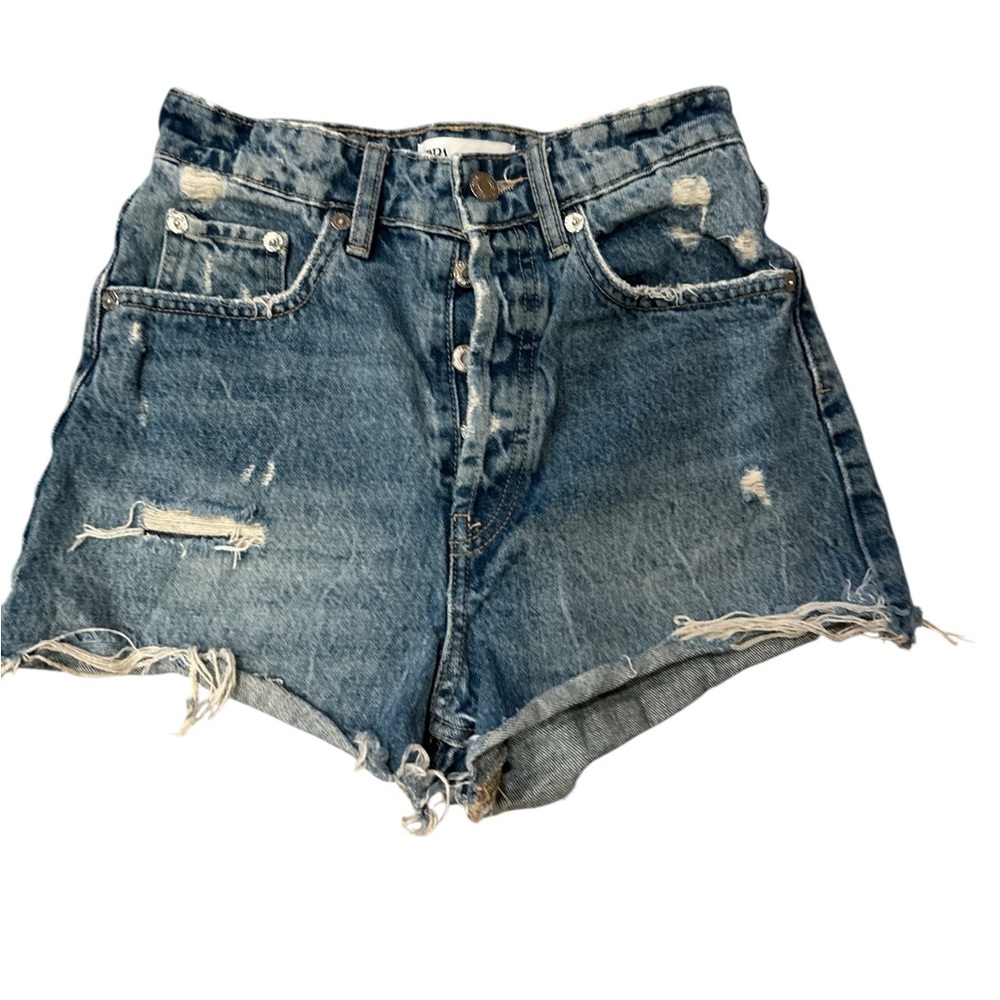 ZARA Distressed Denim Women Shorts size 0